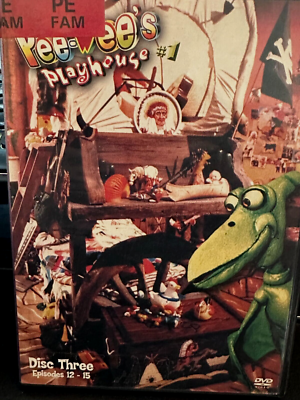 Pee-Wee's Playhouse Volume # 1 DISC 3 ONLY (DVD) and Cover art NO