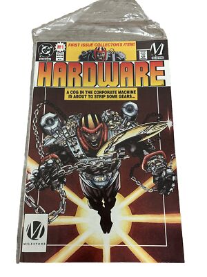 Hardware #1 April 1993 The Man in the Machine First Issue Softcover DC Comic