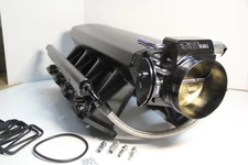 92MM ALUMINUM LS1 LS2 LS6 INTAKE MANIFOLD 5.3L 6.0L 5.7L BLACK W/ THROTTLE BODY