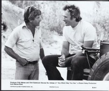 Clint Eastwood Any Which Way You Can 1980 behind scene photo 33876
