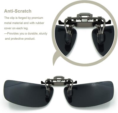 Cycling Sport Polarized Clip-on Flip up Metal Clip  display picture 3