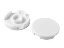 LEGO 6 New White Tile Round 2 x 2  Bottom Stud Holder Part 14769 WH22