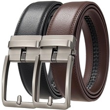 New Men's Leather Belt, Luxury Belt for Mens Full Grain Genuine Leather Belt