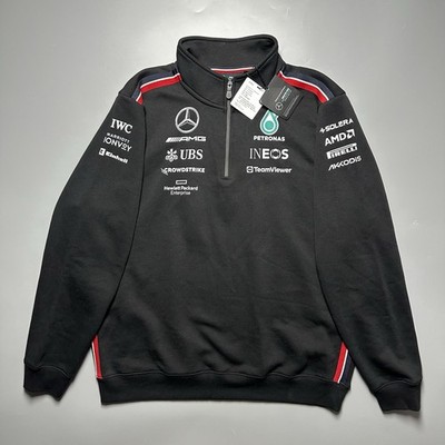 F1 メルセデス　スウェット XLサイズ MERCEDES BENZ AMG PETRONAS F1 2023 TEAM 1/4 ZIP SWEATSHIRT SIZE