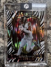 2025 Panini Select - Premier Level Rashid Shaheed #142 Zebra Prizm
