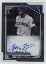 2024 Bowman Chrome Prospect Ben Williamson #CPA-BWI Auto 15sd