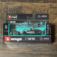 Lewis Hamilton 44 2025 Bburago 1:43 F1 Mercedes Amg Petronas W15 Model Car