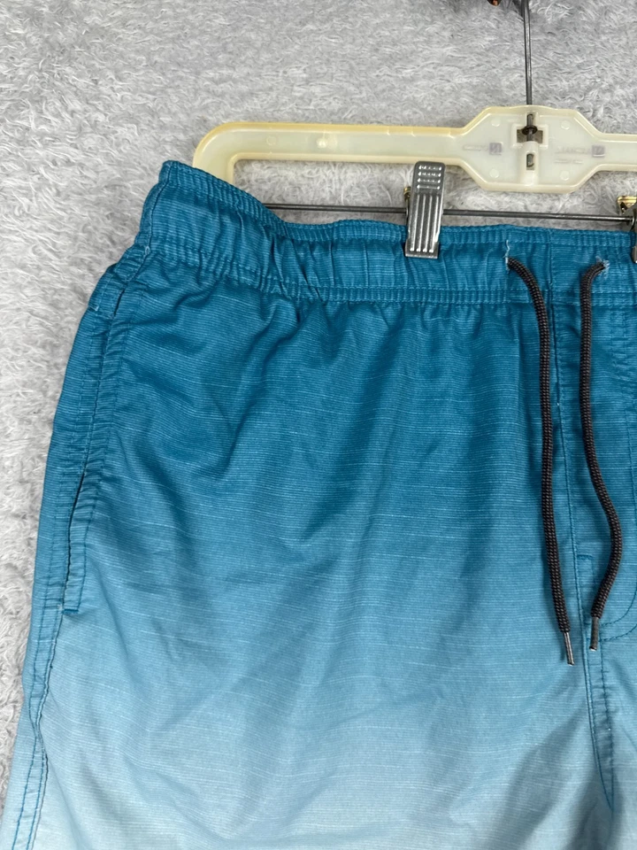 Ripcurl Swim Trunks Mens Medium Blue Lined Elastic Waist Lay Days Swim Beach 5" - Image 4 of 4