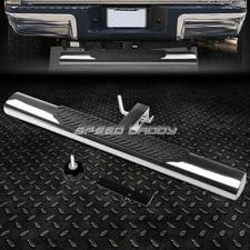 35" x 4" OVAL 2" RECEIVER CHROME TRAILER TOWING/HITCH REAR STEP BAR/BUMPER GUARD
