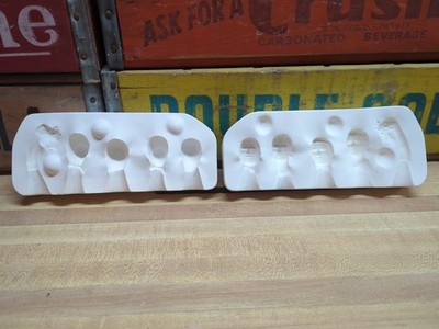 Vintage Clay Magic Inc. Cake Topper Optional Heads Ceramic Slip Mold, J1463
