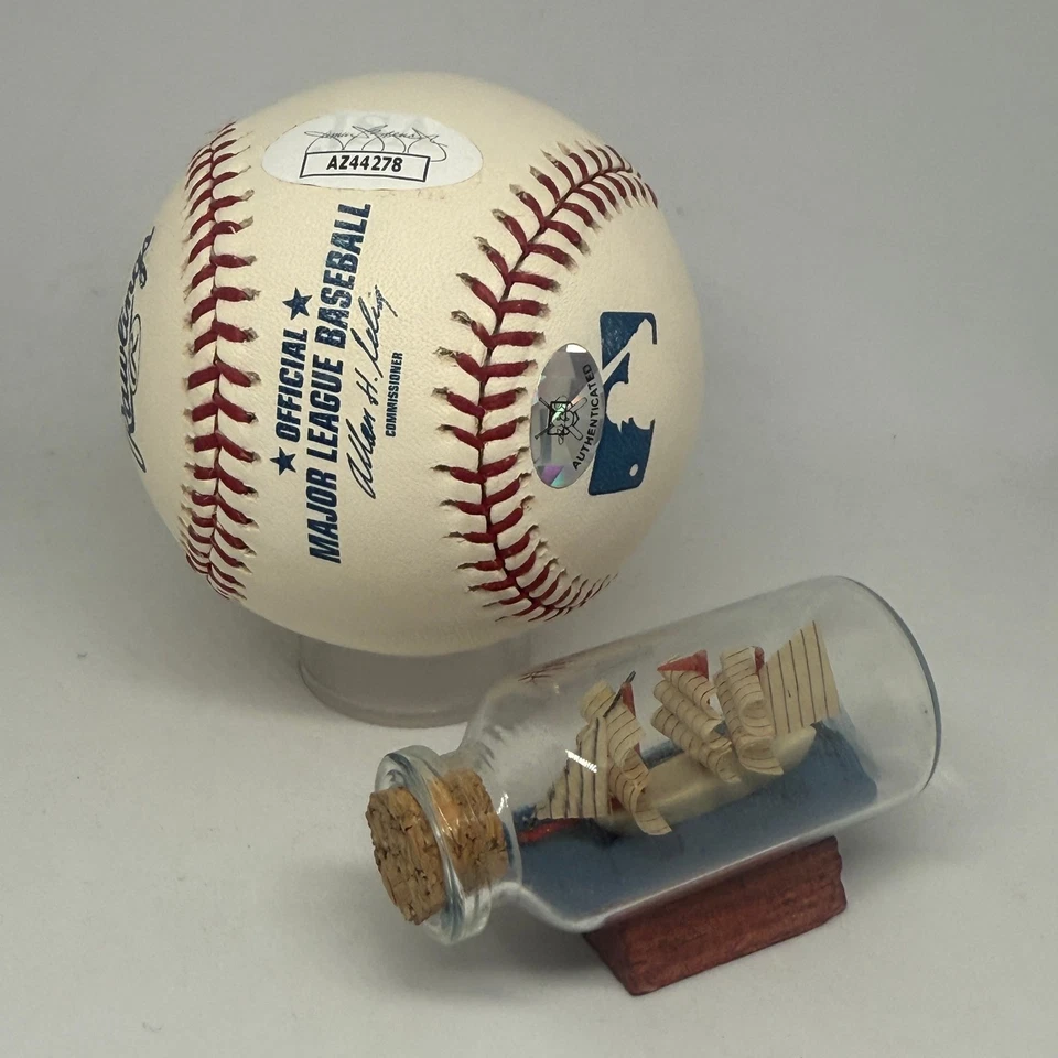 Gary Carter signed Rawlings OML Baseball JSA COA Inscribed HOF Auto Rare A3911 - Image 2 of 2