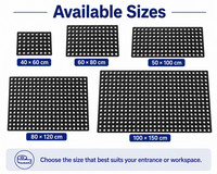Hollow Mat Heavy Duty Rubber Floor Mat Non Slip Drainage Mat Indoor Outdoor Mat