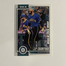 2026 Topps Series 1 Celebrations J.P. Crawford WALK THIS WAY SSP Mariners #156