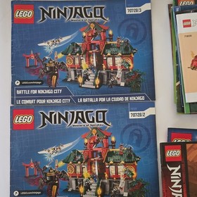 LEGO Ninjago Instruction Manual Booklets Lot 9448, 9449 and more.