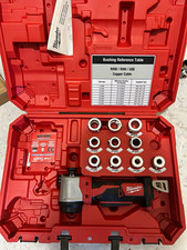 Milwaukee 2935X-21 M18 Cable Stripper Bare Tool, 8 Bushings, & Case - No Battery