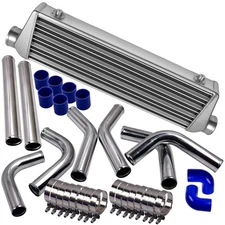 Intercooler Turbo Piping Pipe Kit 2.5" Inlet/Outlet 27''x7''x2.5'' & PIpe