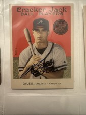 2004 Topps Cracker Jack - SP Marcus Giles #165 Mini Autographs (AU)