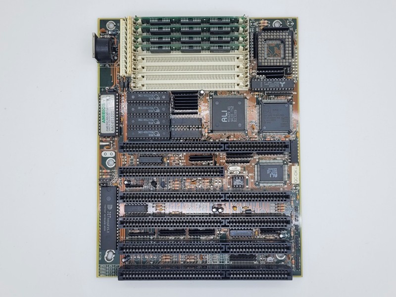 Kaimei ALI 386DX (Rev.B) Baby AT Motherboard, AMD 386DX, 40MHz, 4MB Memory