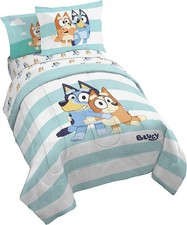 Transform Your Child's Room with Bluey 5-Piece Twin Bed Set - Machine Washable