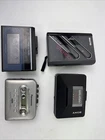 Vintage Walkman Cassette Players  Lot Of 4 Sony, Panasonic, Sanyo, Realistic