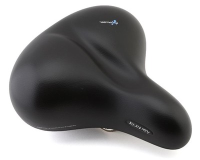 Selle De Vélo Vintage Selle Royal - Cuir Noir - Fabriquée En Italie - 275 Mm