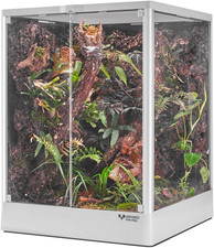 Reptile Terrarium 18"X18"X24" 32 Gallon,Aluminum Frame,Full Glass Tank Enclosure