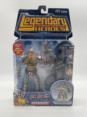 2007 Marvel Legendary Comic Book Heroes Super Patriot Loose Figure