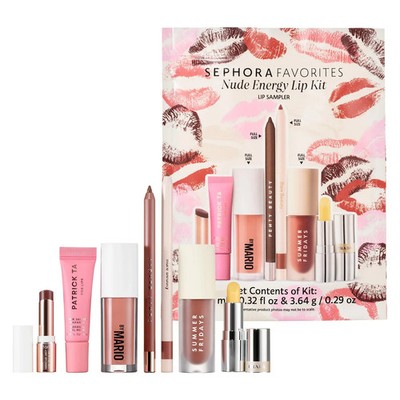 NEW Sephora Favorites Nude Energy Lip Kit 7-Piece  Limited Edition/100%AUTHENTIC