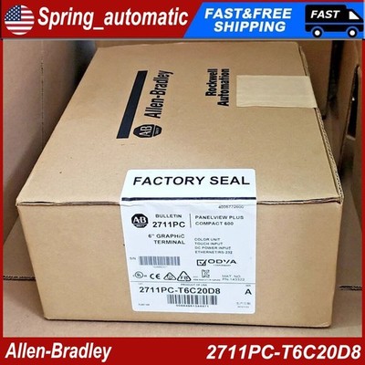NEW Allen-Bradley 2711PC-T6C20D8 Ser A Panelview Plus 600 Graphic Terminal