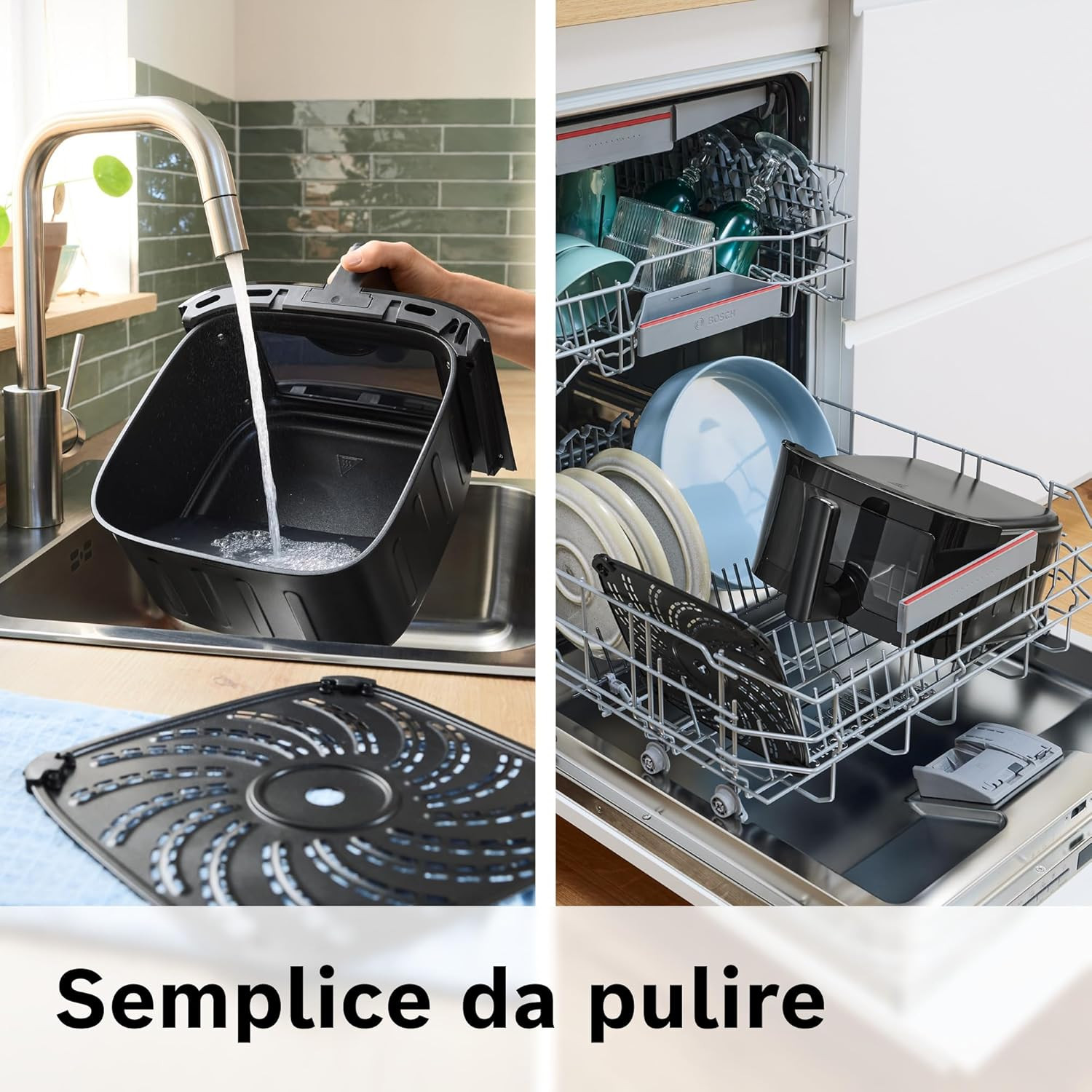 Serie 6 Friggitrice Ad Aria MAF671B0, Air Fryer XXL, Capacità 7,2 L, 7 Programmi foto 5