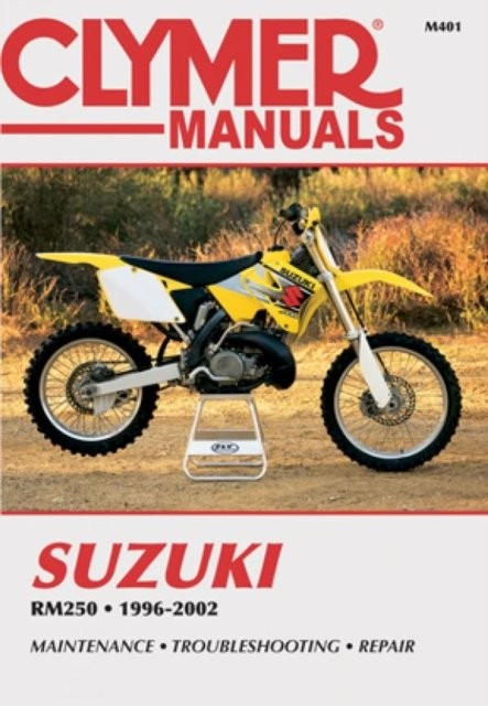 Suzuki RM250 Motorcycle (1996–2002) Service Repair Manual Haynes Paperback