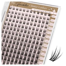 168Pcs Cluster Lashes,8-16Mm DIY Eyelash Extensions,Cluster Eyelashes for Self-A