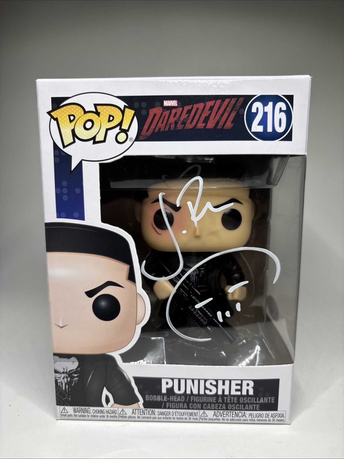 Funko Pop Punisher Autographed Jon Bernthal JSA #216