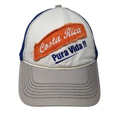 Costa Rica Pura Vida  Trucker Cap Multicolor One Size Adjustable Mesh Back
