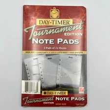 Day-Timer Tournament Edition Note Pads Golf 5.5"x8.5" Refill #13288 New Sealed