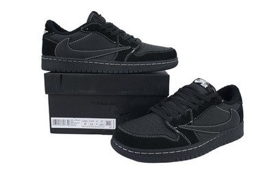 AJ 1 Low OG SP Travis Sc0tt Black Phantom DM7866-001 Men's Size US 7-12