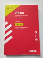 Stark Abitur 2025  Original Prüfungsaufgaben mit Lösungen Deutsch Hamburg
