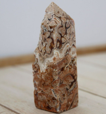 Chocolate Calcite Tower Crystal Chakra Gemstone Point Wand Reiki