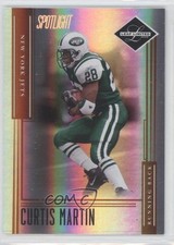 2006 Leaf Limited Bronze Spotlight 39/50 Curtis Martin #97 HOF 9ap