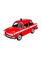 Trabant 601 Feuerwehr Welly MaßStab:1:24 Metall-Kunststoff Modellauto Rot