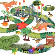 Dinosaur Track Toy for Kids - Best Birthday Gift for Boys Aged 3-7