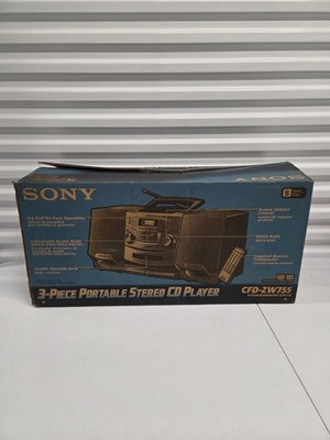 Sony CFD-ZW755 CD/Radio/Cassette Boombox for sale online | eBay