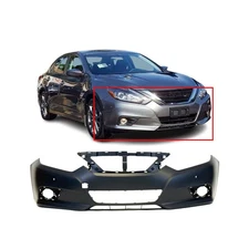 Bumper Cover Fascia for 2016-2018 Nissan Altima W/Park Ast Front Primed