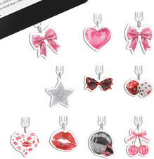 Dust Plug Charms Type-C for Kindle - 9Pcs USB-C Port Accessories, Dustplug Charm