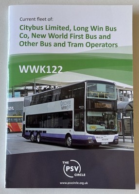 WWK122 Current Fleet (2020) Of Citybus Ltd Long Win Bus Co New World First Bus