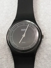 swatch  HIGH TECH  GB002 - 1984 / 34mm (4394-P) BLACK / WITH NEW BATTERY