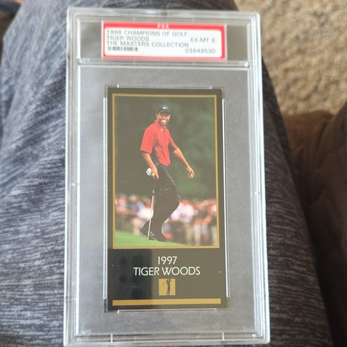 Grand Slam Ventures Champions of Golf Tiger Woods Rookie #1997 1997 PSA 6