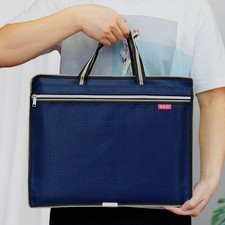 A4 Document Bag File Folder Holder Big Capacity Durable Waterproof Briefcase