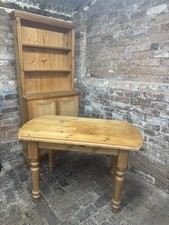 Farmhouse Pine Dining Table Kitchen Table 2 - 4 Seater