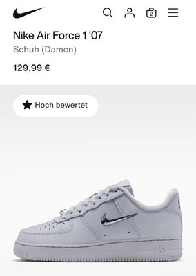 Neue nicht getragene Nike Air Force 1